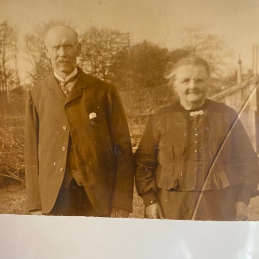 Rachael Newsham's grandparents old picture